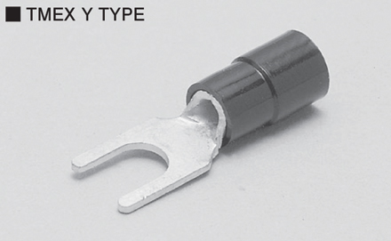 Fork Type (Y Type) Eco-Friendly Insulated Crimp Terminal For Copper Wire 