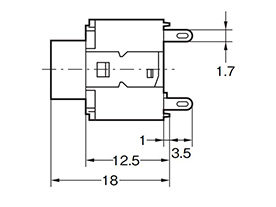Small Push Button Switch A3A (Small Square Body): related images