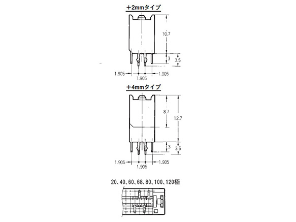 Half-pitch connector (for board to board connection) XH3: related images