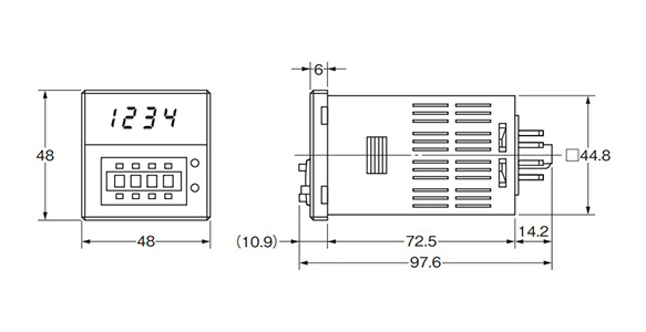 Electronic Counter (DIN 48 × 48) H7CN: related image