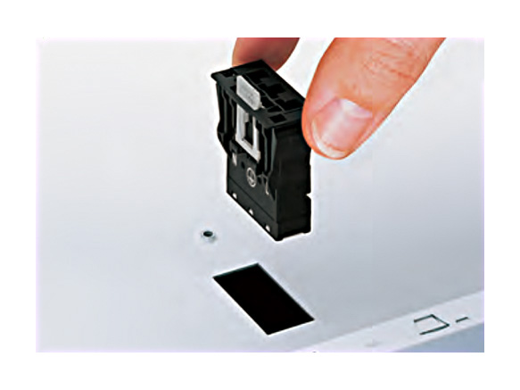 How to attach a penetration type connector: It can be attached simply by making a square cut hole in the panel and fitting it in.