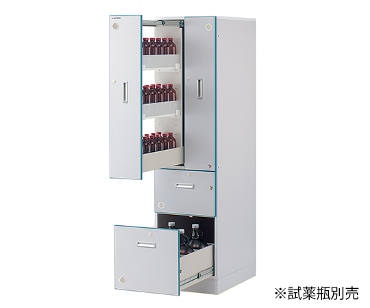 Wood stocker (wooden chemical storage cabinet) W-4HN (main body) external appearance example 2
