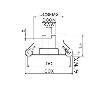 Selection support information 4 of Phoenix series, face milling machine, octagon type insert