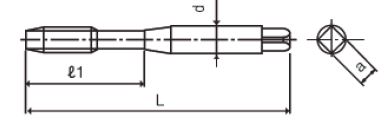 HSS Taps DIN Hardened Steel Series V-XPM-HT, Metric DIN 376 