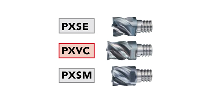 Phoenix Series, Indexable End Mill, Square Corner Radius Shape, PXM PXVC selection support 1