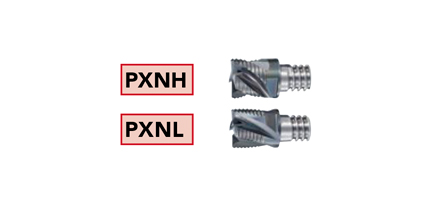 Phoenix Series, Indexable End Mill, Square Corner Radius Shape, PXM PXVC selection support 3