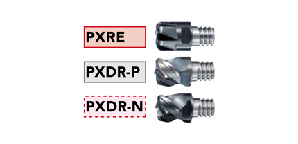 Phoenix Series, Indexable End Mill, Square Corner Radius Shape, PXM PXVC selection support 5