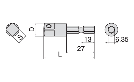 Socket Adapter For Electric Drill 