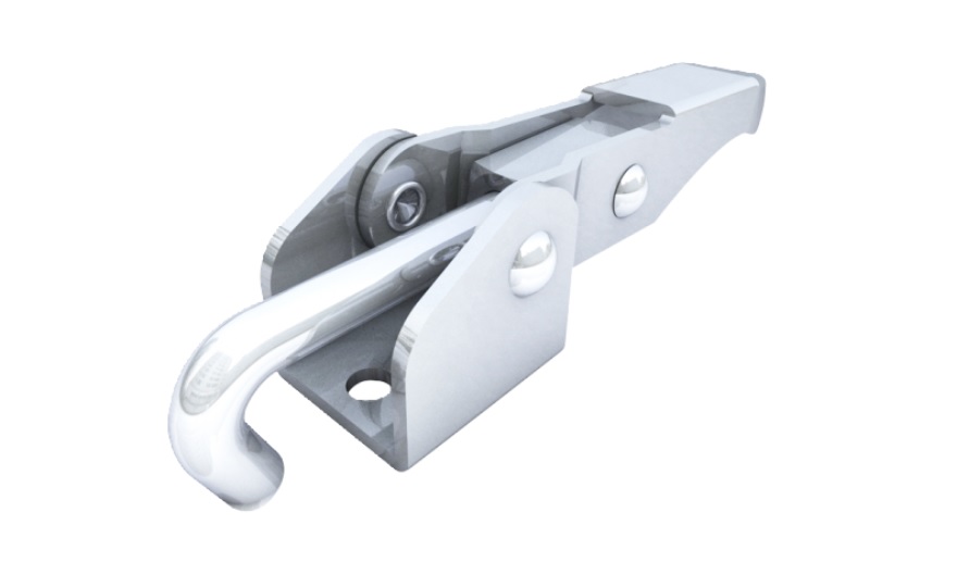 Toggle Clamp - Latch Type - Flanged Base, J-Shaped Hook, GH-43150
