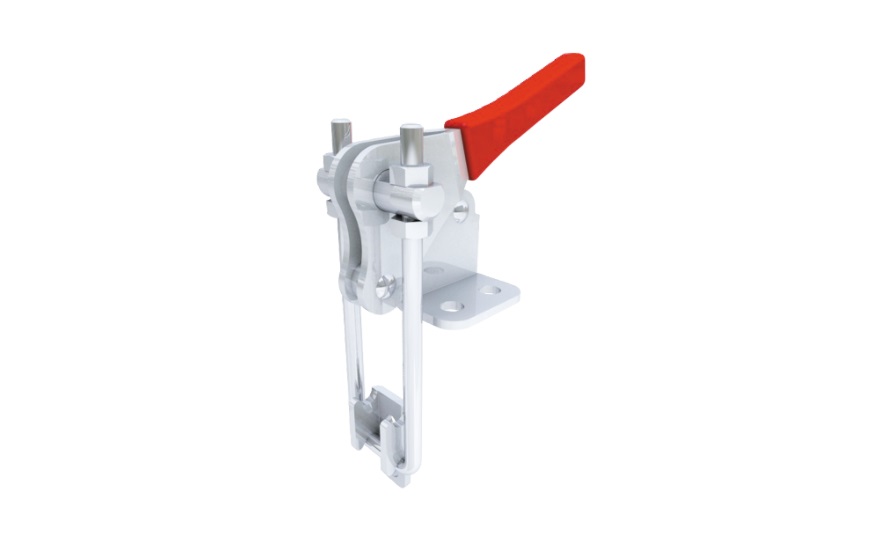 Toggle Clamp - Pull Action Type - Vertical Flanged Base, U-Shaped Hook GH-40324/GH-40324-SS 