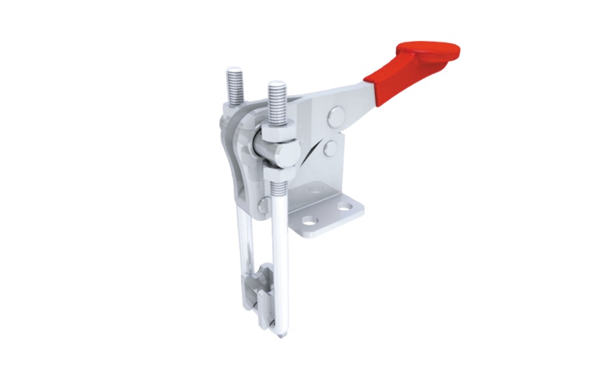 Toggle Clamp - Pull Action Type - Flanged Base, U-Shaped Hook GH-40334/GH-40334-SS 