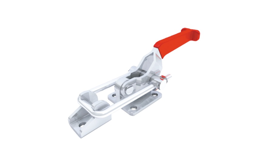 Toggle Clamp - Pull Action Type - Flanged Base, U-Shaped Hook GH-40341/GH-40341-SS 