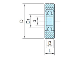 CTG-BR (Non-Collar) dimensional drawing