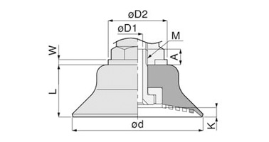 VP 40, 50KNH fixed details diagram