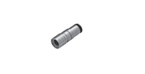Light coupling E3/E7 series socket, one-touch coupling, straight: external appearance