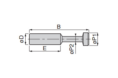 Dimensional drawing of Plug