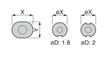 Dimensional drawing of Mini Type PU