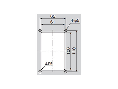 A-1181-1 panel hole drilling dimensions