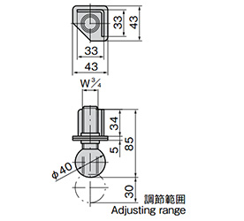 Stainless-steel leveling mount K-1794: Related images