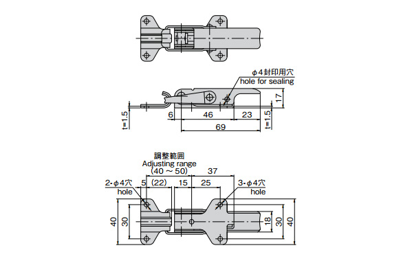 Stainless-Steel Adjust Fastener C-1231: related images