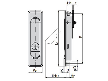 Flush Handle A-240-A: related images