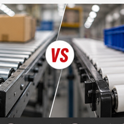 Metal Rollers vs. Plastic Rollers Choosing the Right Roller Material for Your Conveyor Application