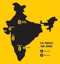 MISUMI India’s PAN-India Presence with offices and warehouses