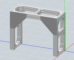 Stand for control panel production