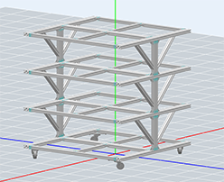 Electronic component shelf
