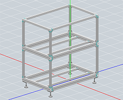Auto parts rack