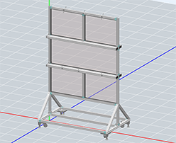 Tool rack for electronics work