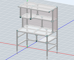 Workbench for electronics work