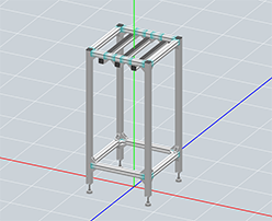 Worktable for mold production
