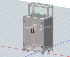 Worktable for checking the dimensions of workpieces