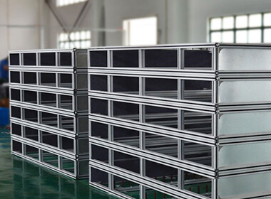 aluminium profile use in racks and shelves