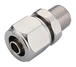 Brass, Straight Male Connector Compression Fittings