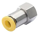 Female Connector, Hex Flat