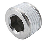 Screw-In Plugs Stainless Steel, Male Threaded, Hex Socket