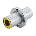 Round, Center Flanged Linear Bushings, Double 