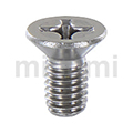 Cross Recessed Flat Head Machine Screws - Stainless Steel, Small Box / Single Item Sale[RoHS Comliant]