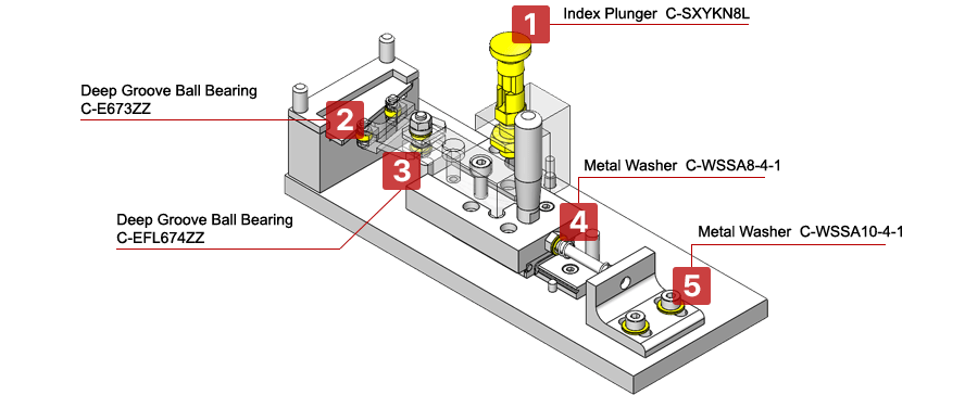 Different Shape Work Clamp Mechanism