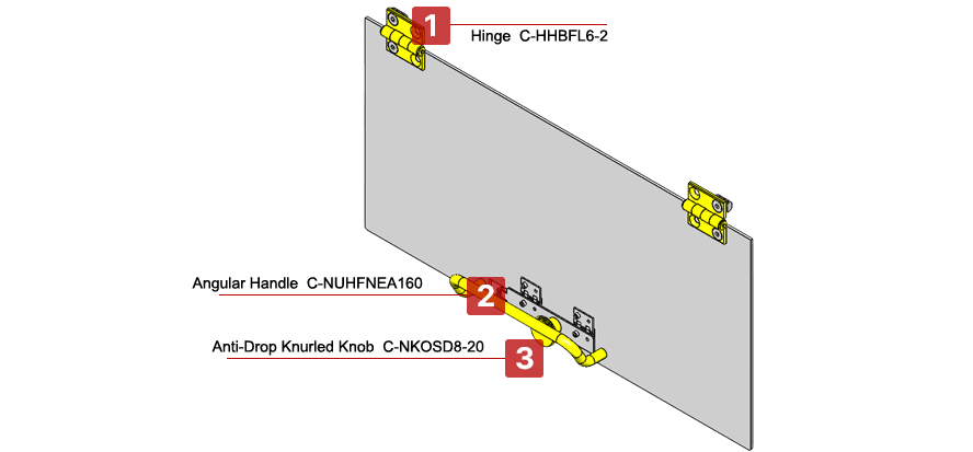 Fixation Confirmation Mechanism for Maintenance Parts