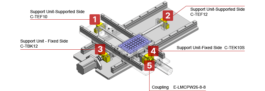 High-Precision X-Y Table Unit