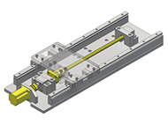 Linear electric mechanism where motor drives ball screw