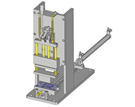 Extended stroke toggle clamping mechanism