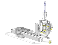 Inverting, self-rotating chuck