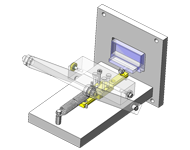 Resin case press-fit jig