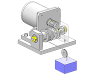 Thrust load countermeasure for small motor shaft　