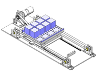 Traverse mechanism for heavy workpieces