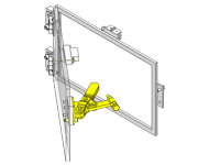 Simple sealing door